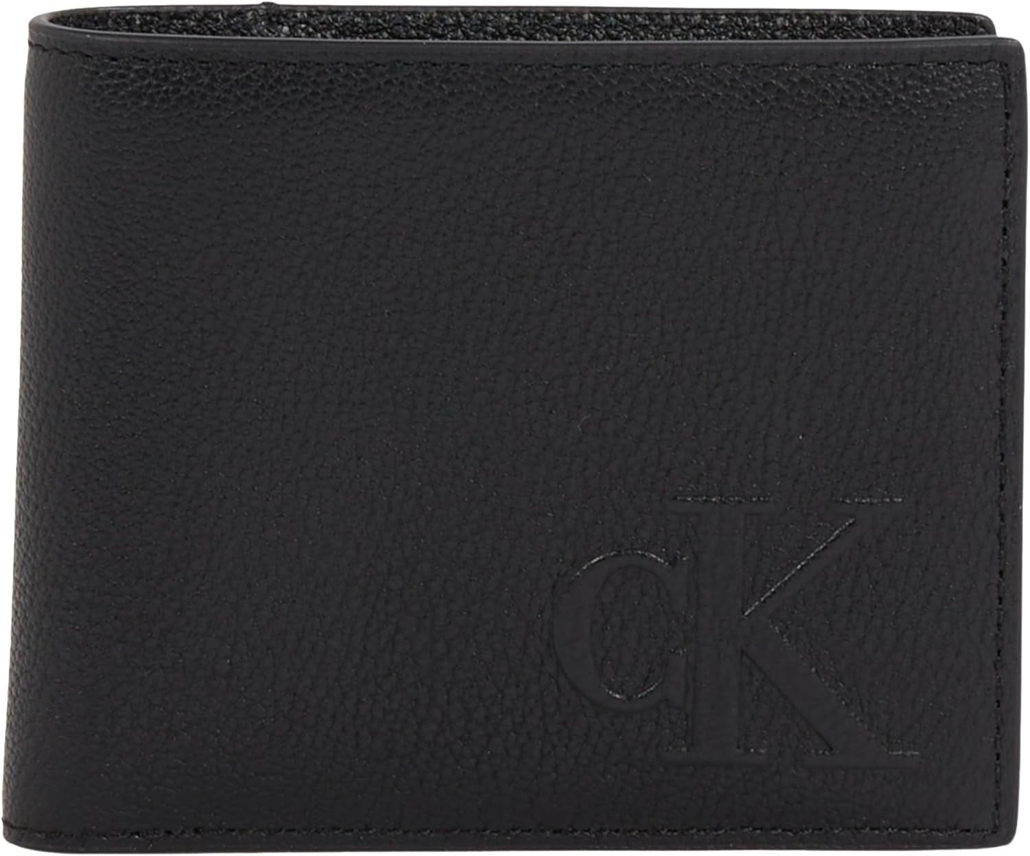 Calvin Klein Men's Sculpted Impression Billfod Cc Lv04g1022g Travel Accessories Bi-Fold Wallet Portofel Barbati Naty Shop Negru (Na Black) Os
