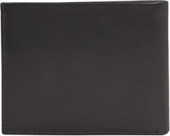Calvin Klein METAL CK BIFOLD 6CC W/BILL Portofel pentru bărbați, negru (Ck Black), OS Portofel Barbati Naty Shop