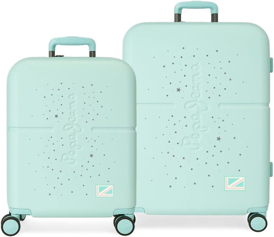 Cărucior de cabină Pepe Jeans Jane, 40 x 55 x 20 cm, negru, 40x55x20 cms, valiză de cabină - Naty Shop