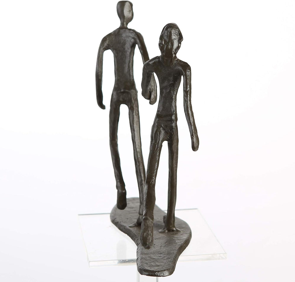 Casablanca - sculptură de design Running - din fier - arsă H 17 cm Statuete si sculpturi Naty Shop