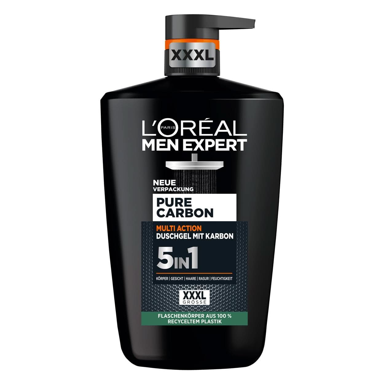 L'Oréal Men Expert XXXL 5In1 Shower gel and shampoo for men, 1 liter Naty Shop Default Title