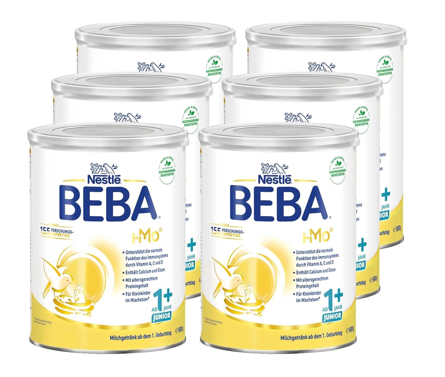 Nestle BEBA JUNIOR 1, milk formula from 1 year Mother and Child Naty Shop 6 x 800 grams