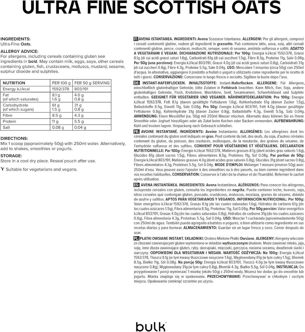 Finely Ground Oatmeal Naty Shop Cereals