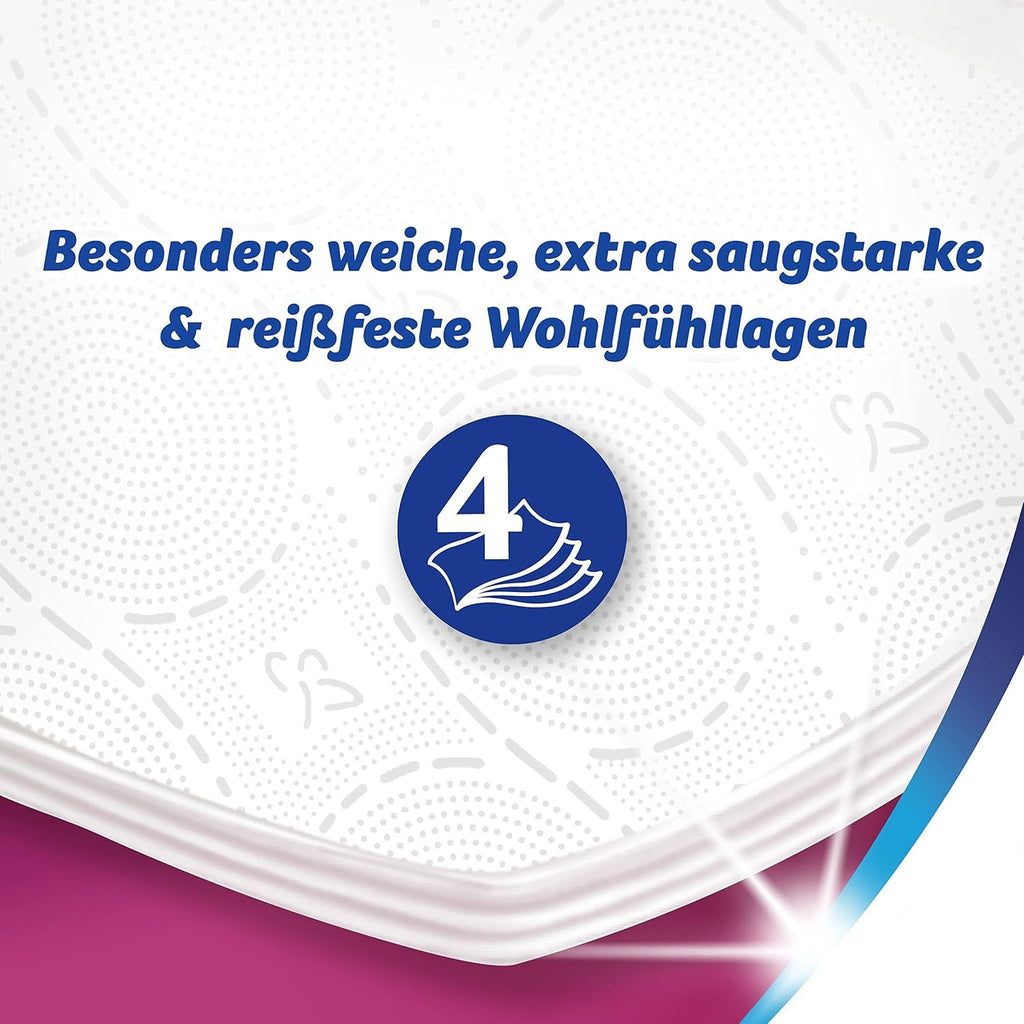 Pachet vrac de hârtie igienică Zewa Ultra Smart, 36 de role a 280 de foi, rolă gigant, 4 straturi, de culoare deschisă