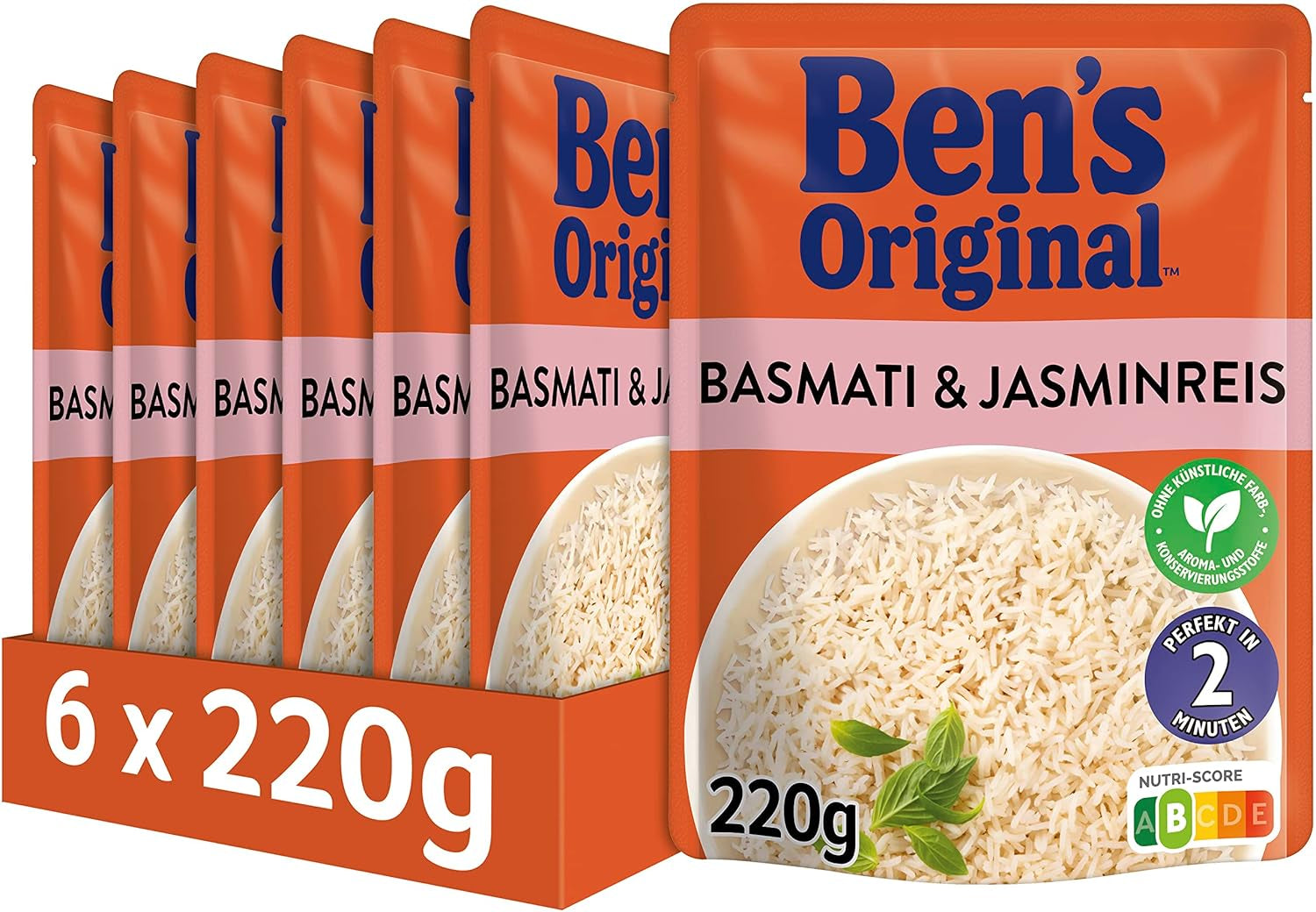 BEN'S ORIGINAL™ Express Basmati Rice 6 x 220g