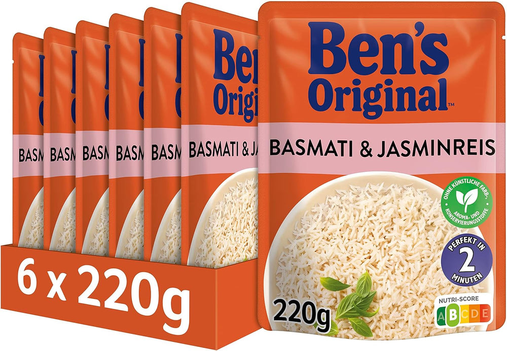 BEN'S ORIGINAL™ Express Basmati Rice 6 x 220g