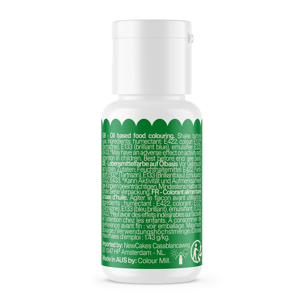 Colorant alimentar Colour Mill Oil Blend Forest Oil - Colorant alimentar pentru ciocolată, fondant, brioșe, prăjituri, copt, macaroane - Colorant alimentar pentru decorarea torturilor - 100 ml
