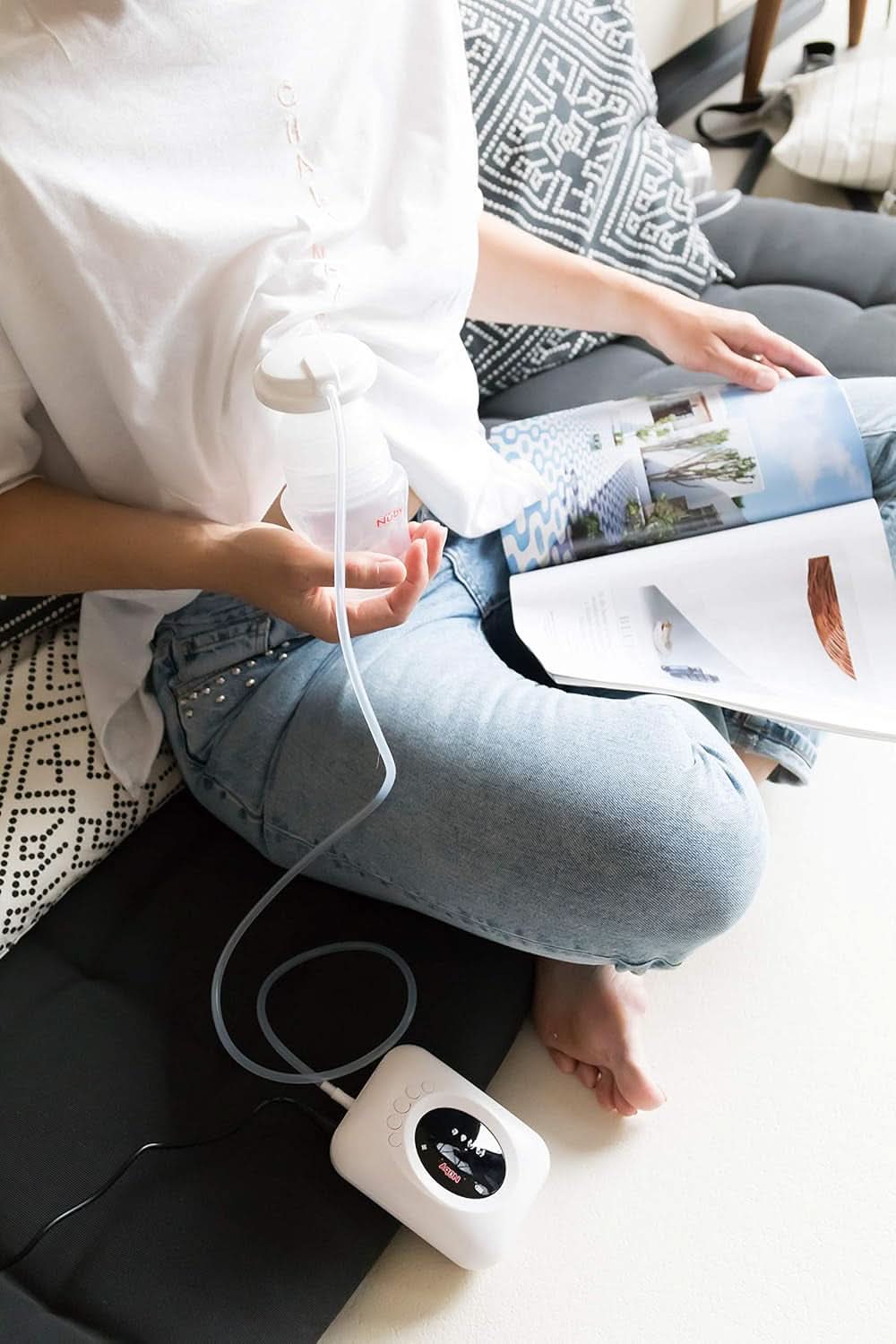 Nuby - Elektrische Milchpumpe Mit Digitaler Anzeige Accessories Food and Breastfeeding Bebe Naty Shop