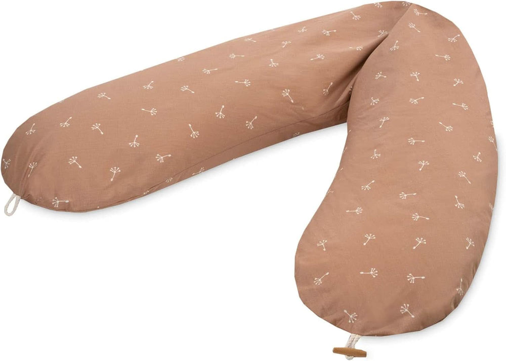 Julius Zöllner Organic nursing pillow 190 cm, filling 42 liters Eps microbeads, made in Germany Accessories Food and Breastfeeding Baby Naty Shop Flowery