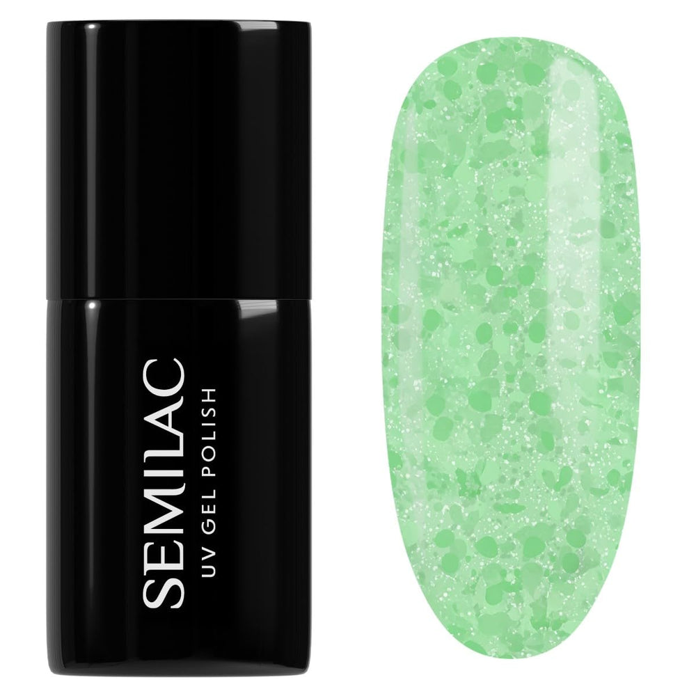 UV nail polish Semilac Hybrid 494 Frozen Pistachios 7 ml