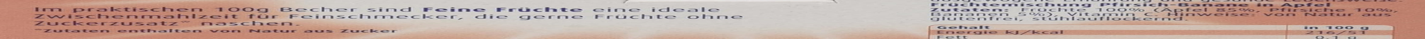 Peach-banana in apple juice, pack of 6 ( 6 X 4 X 100 G ) Mother and Child Naty Shop