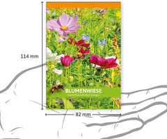 FLORTUS Wildflower Meadow Party Favors (100 Pieces) | Flower seed mix for bees and insects as thank you gifts and promotional gifts