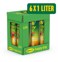 Rauch Happy Day Mango | Refined drink with passion fruit | A lot of vitamin C | 6 x 1 liter, Tetra Prisma Naty Shop