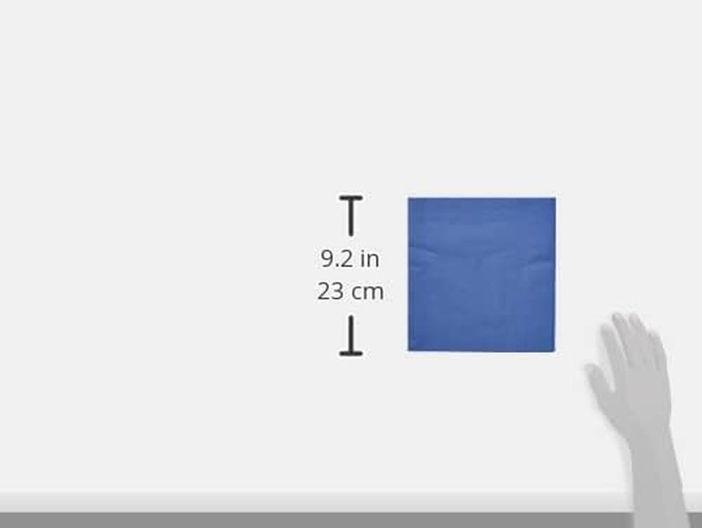 SER4230239 Șervețel 40 X 40, 2 straturi, 1/4-fold, 100 șervețele, 2 straturi, neted cu margine, albastru
