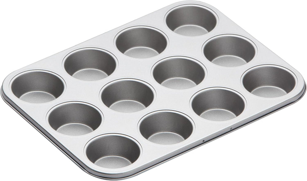 Kitchen Craft Muffin Baking Tray, Non-Stick Cover, Holds 12 Muffins, 35cm X 27cm Naty Shop Baking Pans & Trays