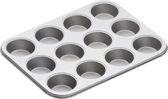 Kitchen Craft Muffin Baking Tray, Non-Stick Cover, Holds 12 Muffins, 35cm X 27cm Naty Shop Baking Pans & Trays