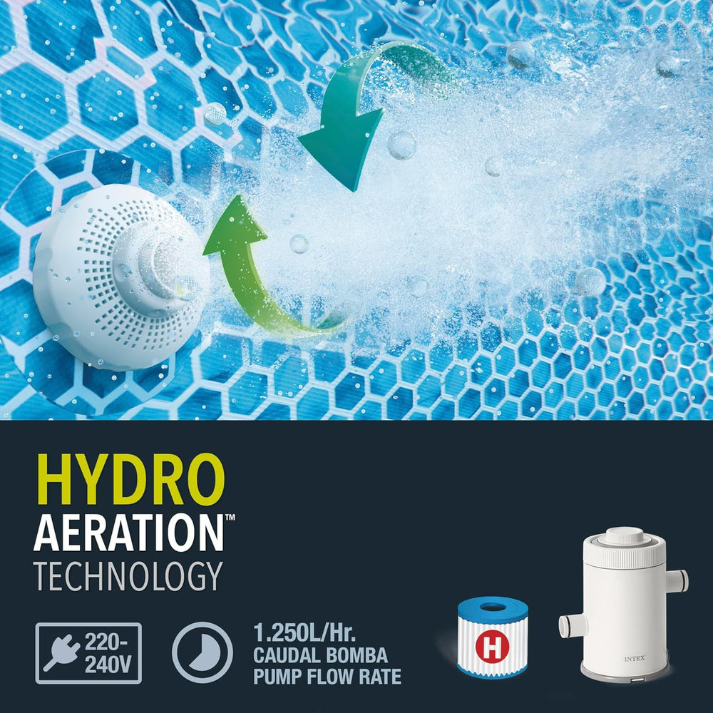 3m x 76cm Metal Frame Pool with Filter Pump 4485 Liters Blue 305 x 76cm 28202UK