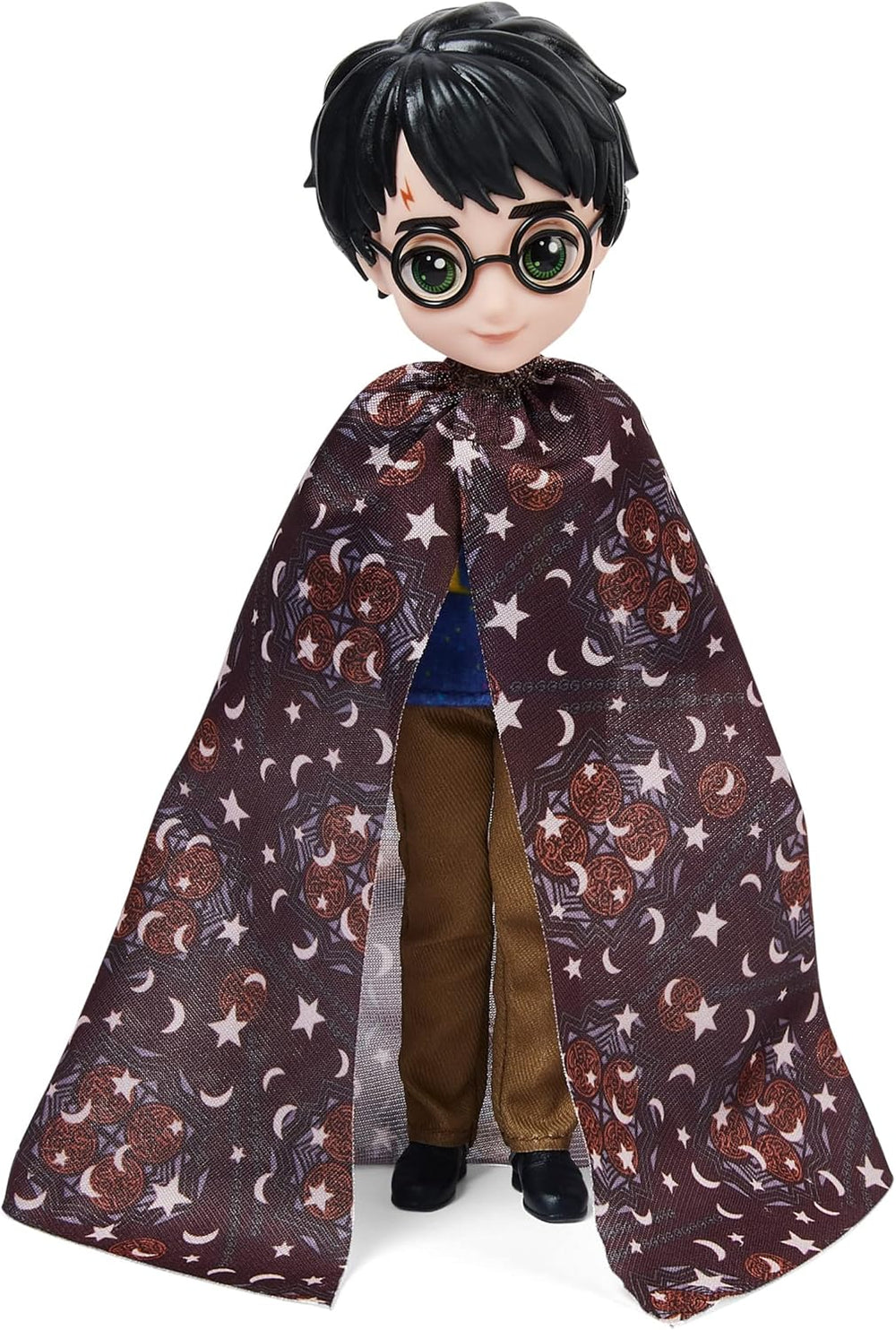 Wizarding World Harry Potter - Geschenkset mit 20.3 cm großer Harry Potter Puppe inclus Besen, Tarnumhang und weiterem Zubehörteilen