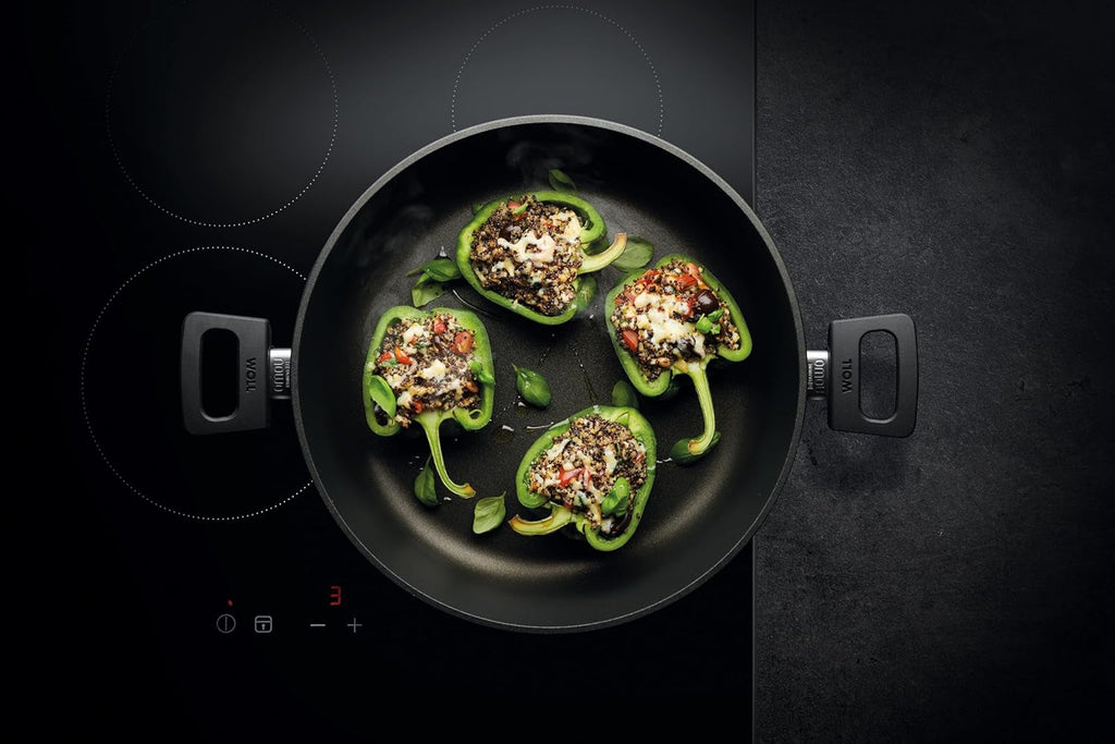 Woll Nowo Titanium Kasserolle - Induktiv -, Ø 32 Cm, 8 Cm Hoch, 5.5 Liter, Mit 2 Seitengriffen - Geeignet Für Alle Herdarten Matrite si tavi pentru copt Naty Shop