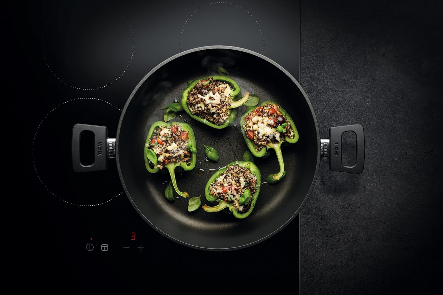 Woll Nowo Titanium Kasserolle - Induktiv -, Ø 32 Cm, 8 Cm Hoch, 5.5 Liter, Mit 2 Seitengriffen - Geeignet Für Alle Herdarten Matrite si tavi pentru copt Naty Shop