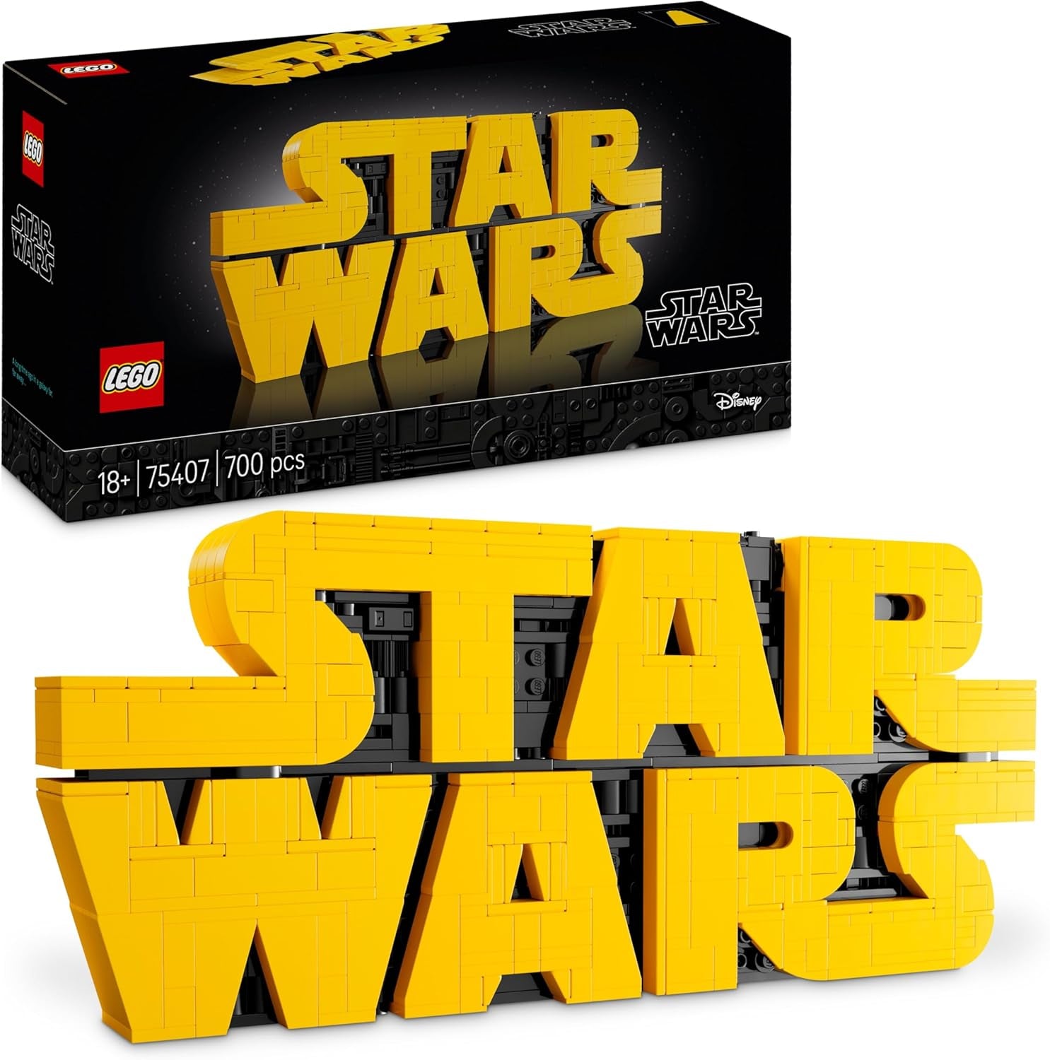 LEGO Star Wars 75407 Star Wars Logo Bricks - Adult collectible building set - Pop culture model - desk display piece - Gift idea for adults and teenage fans Building sets Besuche den LEGO-Store Default title