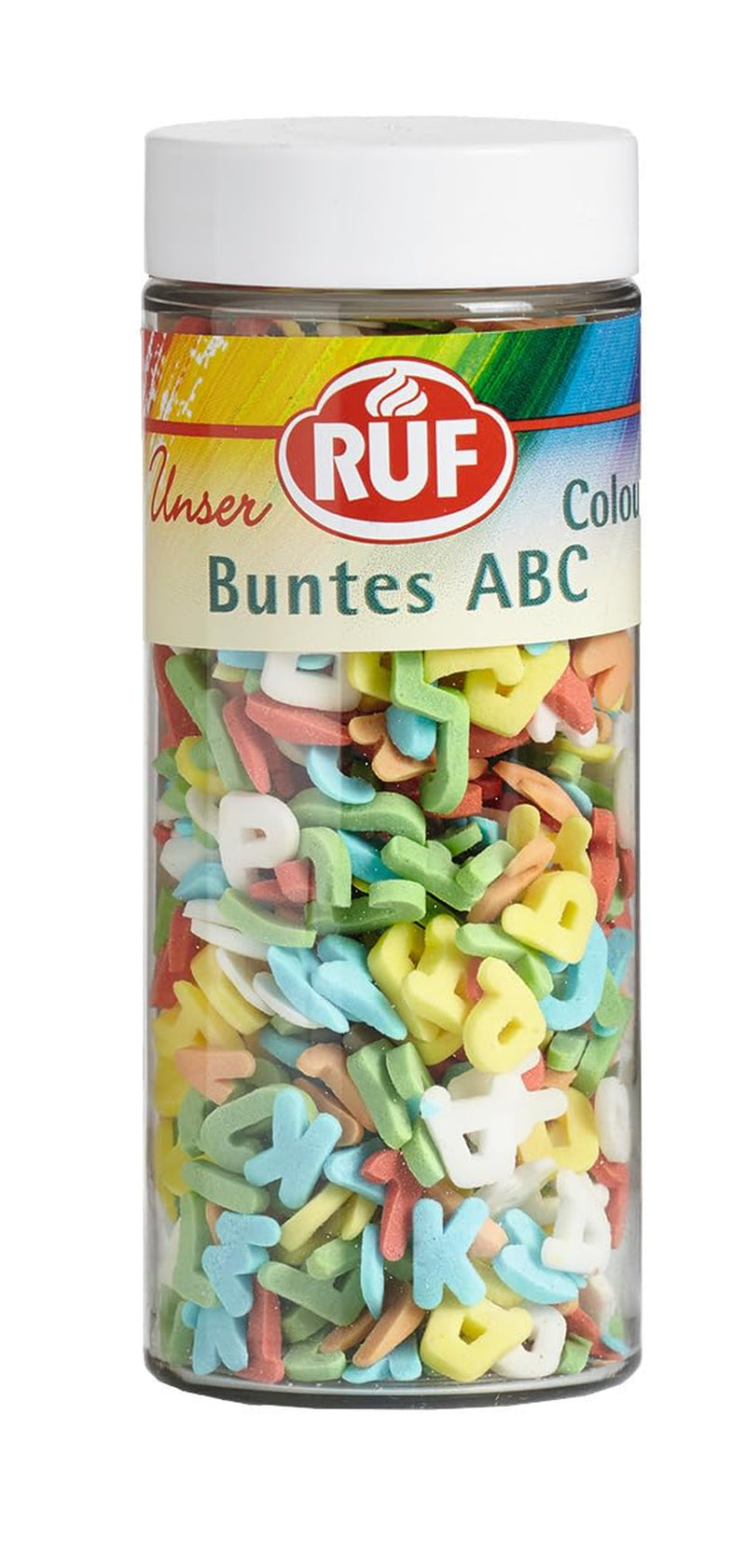 RUF Love Chocolate Chocolate Lentil Decorations, made from fine milk chocolate with a crunchy and colorful sugar glaze, 75g per box
