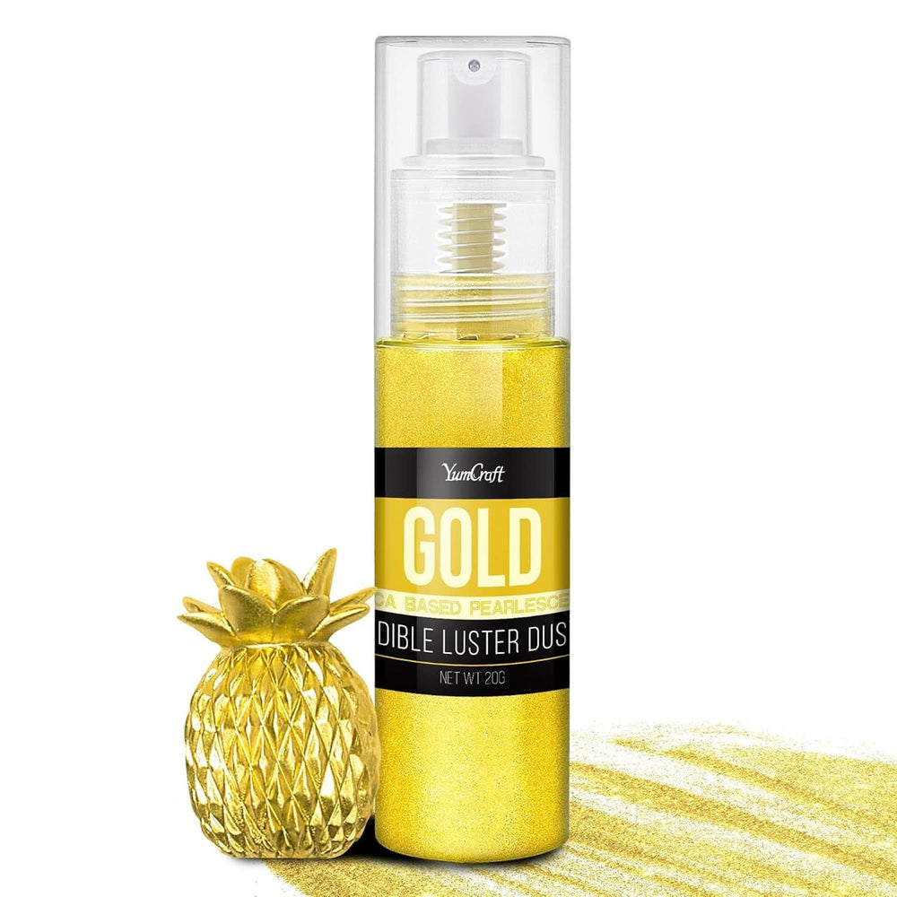 Edible glitter spray, 20 grams Naty Shop Gold