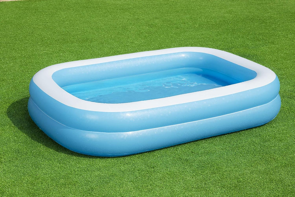 Bestway Family Pool, Rectangular Children's Pool, Easy to Assemble, Color, 262 x 175 x 51 cm
