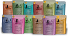 Catz Finefood Classic Collection Mixed Pack Hrană umedă pentru pisici - hrană umedă gourmet pentru pisica ta, fără cereale și fără zahăr, cu un conținut ridicat de carne, 24 de pliculețe x 85 g