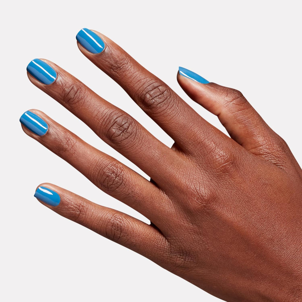 OPI Nature Strong Fresh as a Blue Daisy - Blue Nail Polish - Intense Shine and 7 Day Hold | Long Lasting Color for Your Nails | 15 ml