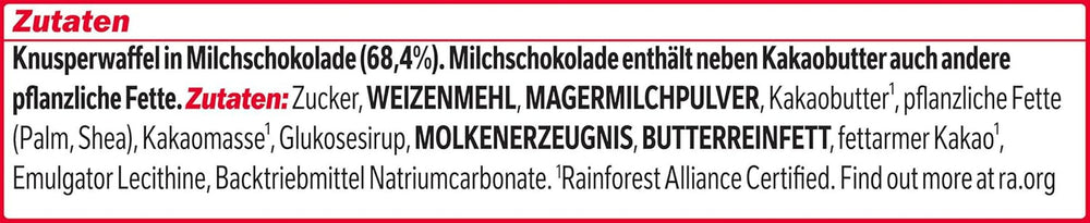 Batoane de ciocolată Nestlé Mini XXL, batoane crocante cu ciocolată cu lapte și napolitană crocantă, pachet de 4 (1 x 301g)