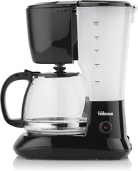 Cafetieră Tristar cu capacitate de 1,25 l – pentru 10-12 cești, potrivită și pentru camping, CM-1245, neagră