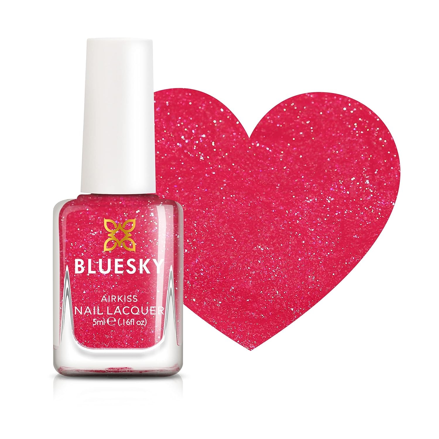 BLUESKY Kids Nail Polish - Peelable Water Based Nail Polish, Solvent Free, Easy To Remove, 5ml (Disco Time)