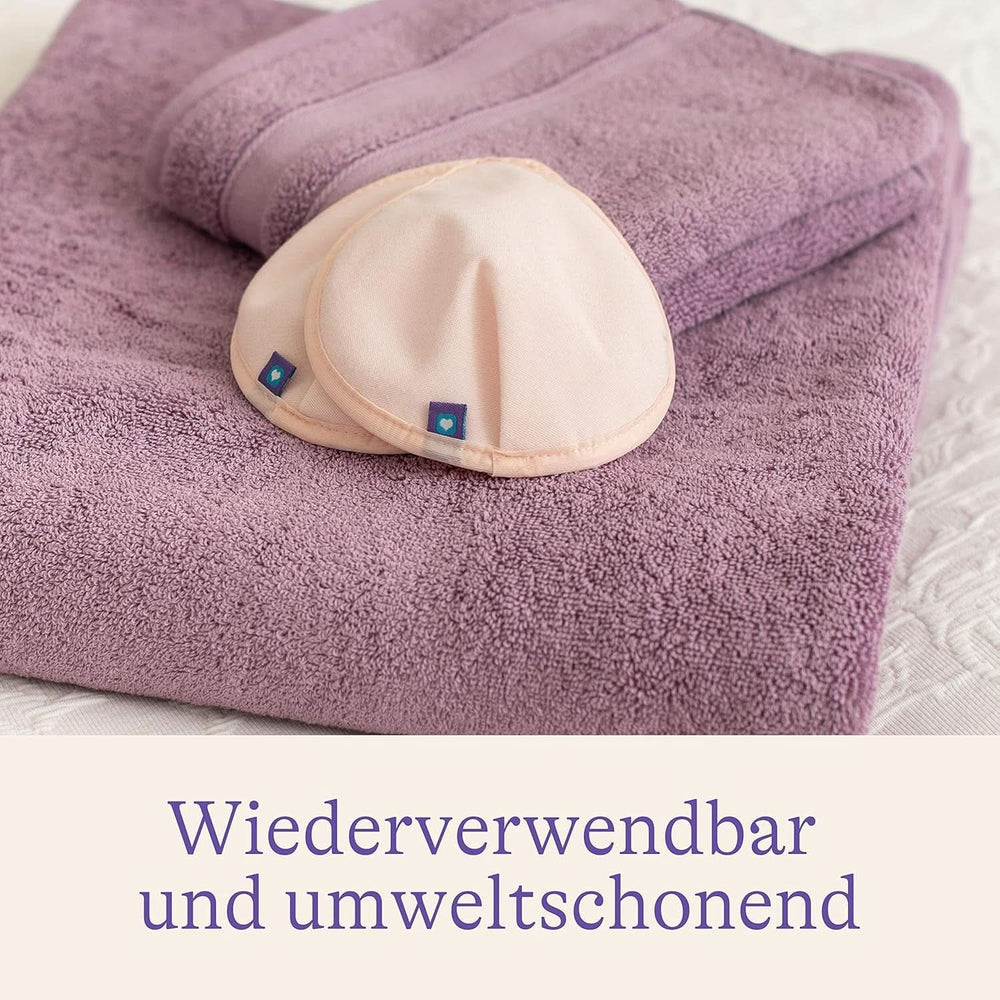 Lansinoh Waschbare Stilleinlagen Hellrosa & Schwarz - 8 Stück Inkl. Wäschenetz - Ultrasaugfähig, Superweich Und Wiederverwendbar Accessories Food and Breastfeeding Bebe Naty Shop
