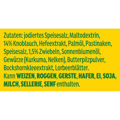 Knorr Würzmischung Garlic Aromat für schnelle Gerichte zum Würzen und Verfeinern von Pasta, Pizza, Gemüse und mehr 90 g