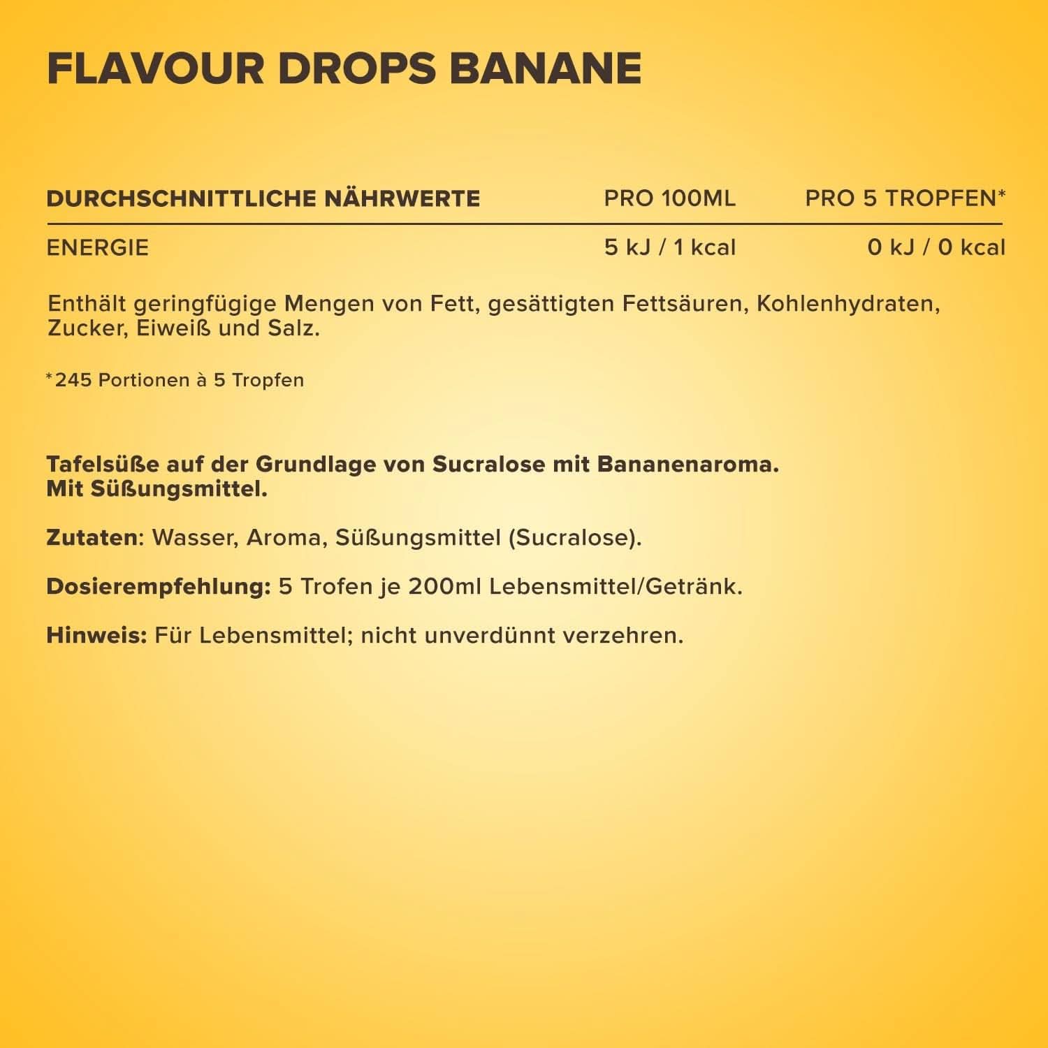 Ironmaxx Flavored Drops - No calories and no sugar, 50 ml Flavors Naty Shop