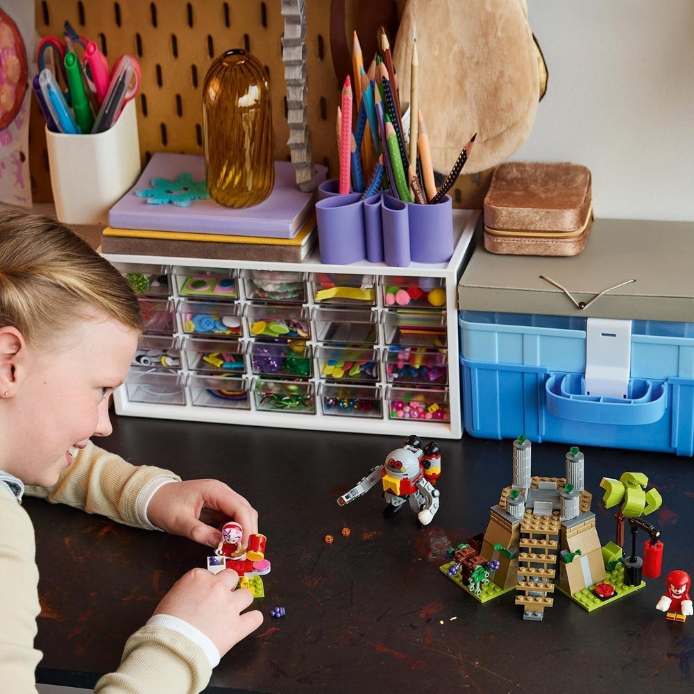 LEGO Sonic the Hedgehog Knuckles And The Shrine Of Master Emerald Collectible Toy Gamer Gift Adventure Building Set For Boys And Girls 8 Years Old 76998 Building Sets Besuche den LEGO-Store