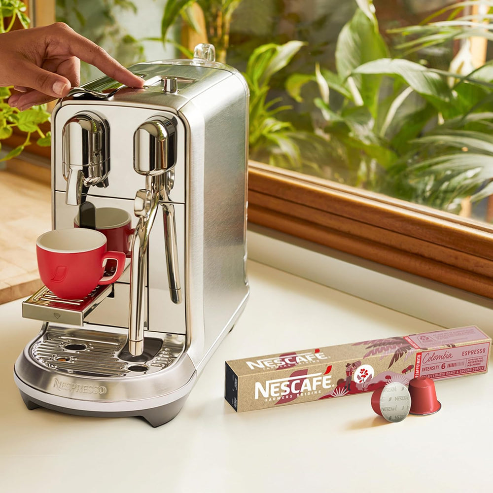 NESCAFÉ Farmers Origins Colombia Espresso Entkoffeiniert 6 x 10 Kaffeekapseln - Kaffeekapseln für Nespresso Maschinen