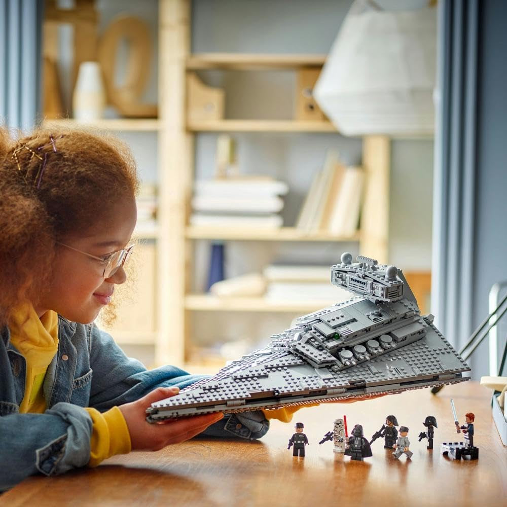 LEGO Star Wars Imperial Star Destroyer, Starship Set, Building Toy, Darth Vader and Cal Kestis Playset, Birthday Gift for Boys, Girls and Fans 75394 Building Sets Besuche den LEGO-Store