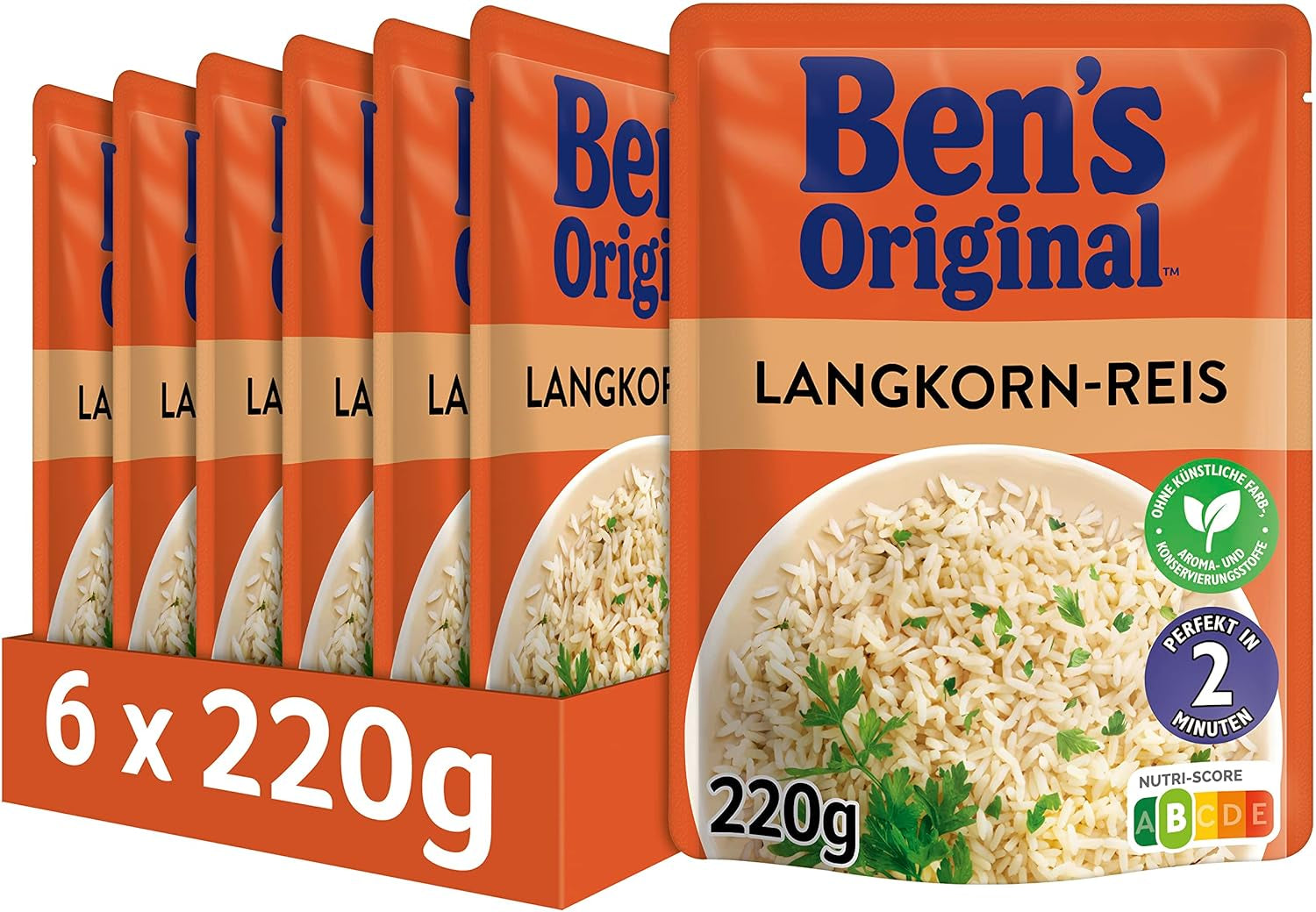 BEN'S ORIGINAL™ Express Basmati Rice 6 x 220g