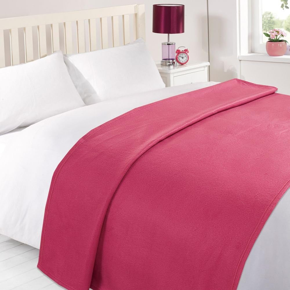 DREAMSCENE throw blanket, bedspread, fuchsia Beds and Blankets Besuche den DREAMSCENE-Store Bright pink 120 X 150 Cm