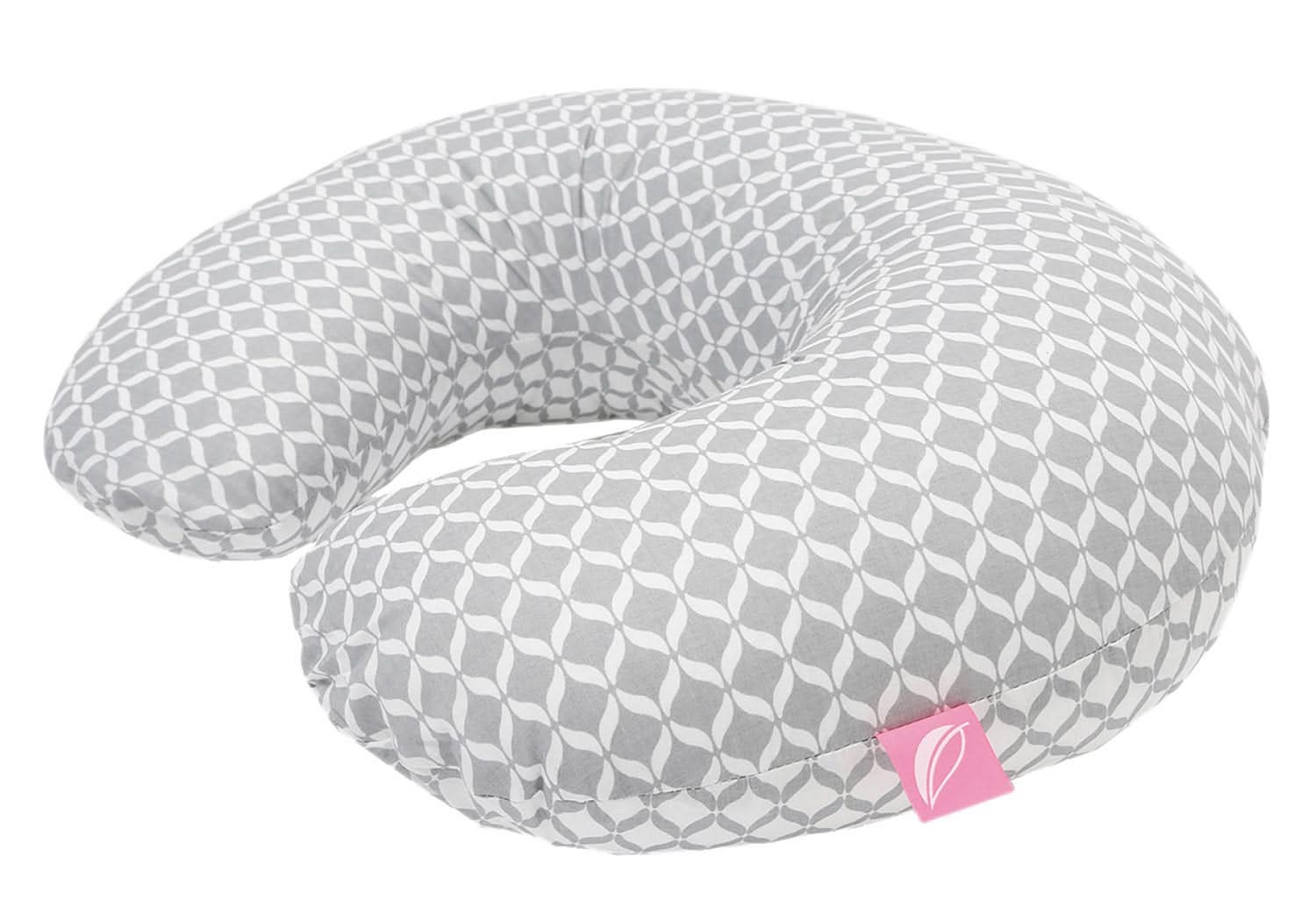 Ergonomic nursing pillow, Oeko-Tex Standard 100, beige Food and Breastfeeding Accessories Bebe Naty Shop Gray