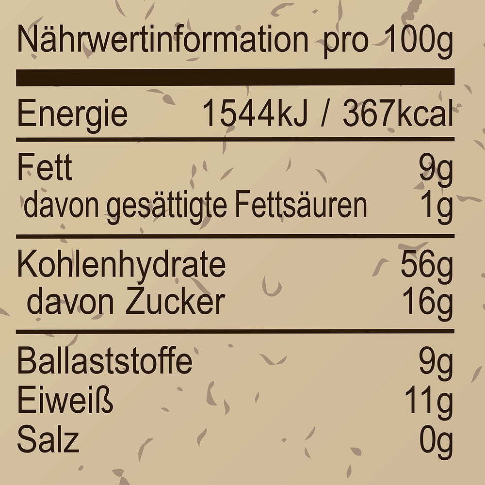 Seitenbacher Bio Müsli Voll-Biologische Mischung I Ohne Zugesetzten Zucker I Ohne Zugesetztes Fett I (1 X 750 G) Cereale Naty Shop