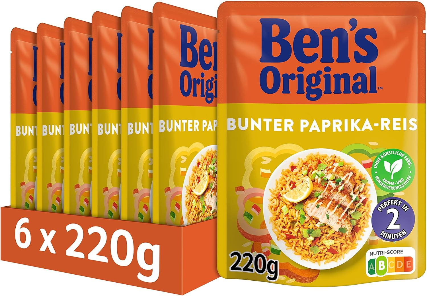 BEN'S ORIGINAL™ Mexican express rice 6 x 220g