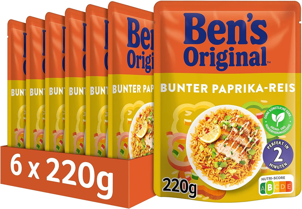BEN'S ORIGINAL™ Mexican express rice 6 x 220g