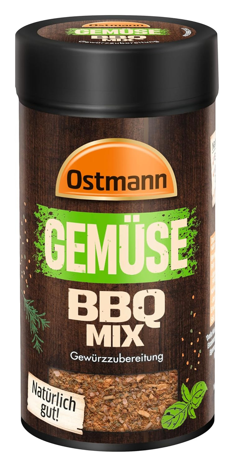 Ostmann Gewürze - Gemüse BBQ Mix | Gewürzzubereitung für Gemüse | Mediterrane Kräuternote für Grillgemüse, Tofu und Co. | 120 g in a strainer