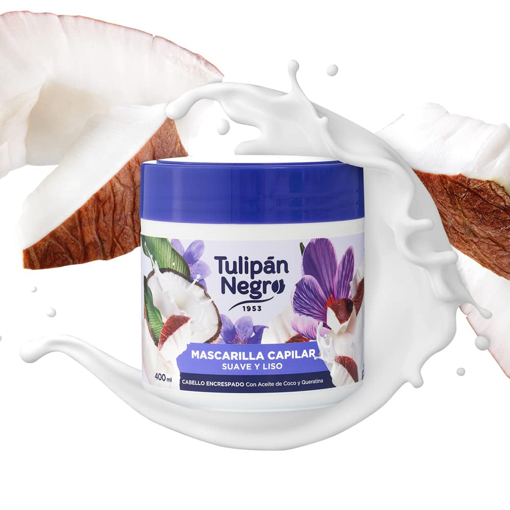 Mască de tulipan negru, moale și netedă, 400 ml Masca de par Naty Shop Titlu implicit