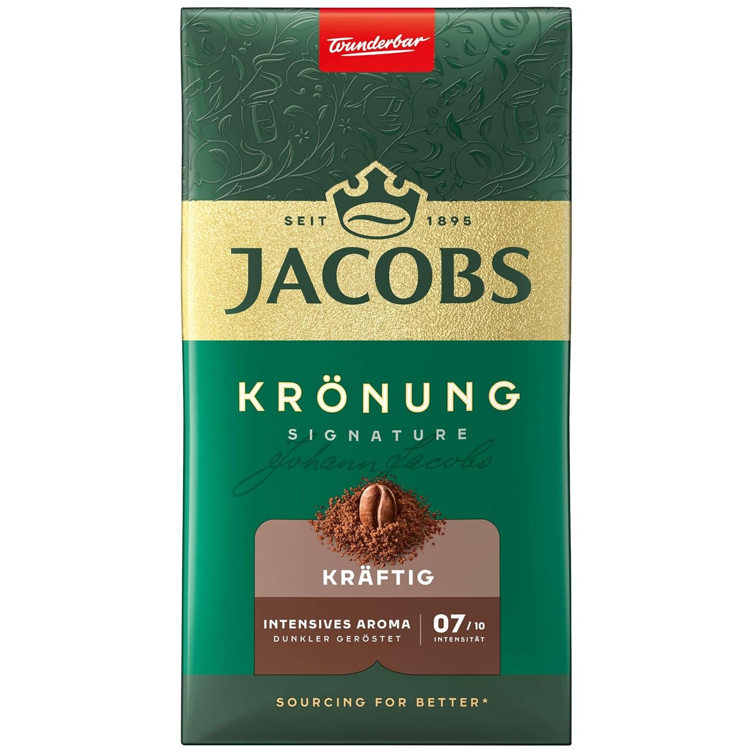 Jacobs Krönung Strong, cafea cu filtru pachet de 12 (12 x 500 g)