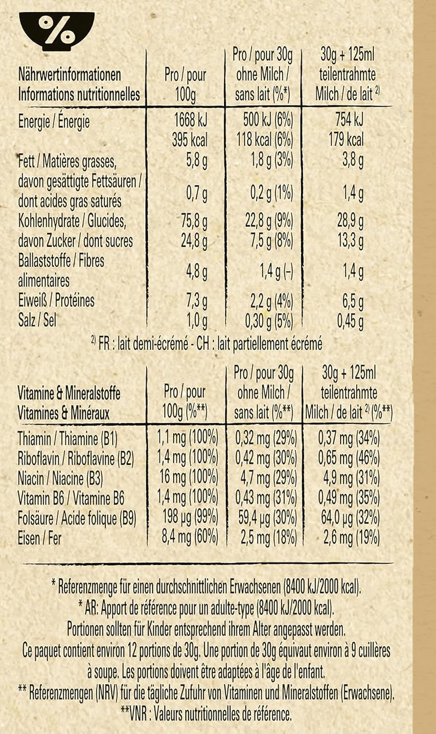 Churros Breakfast Cereal with 42% Whole Grain Content 3 Pack (1x360g)