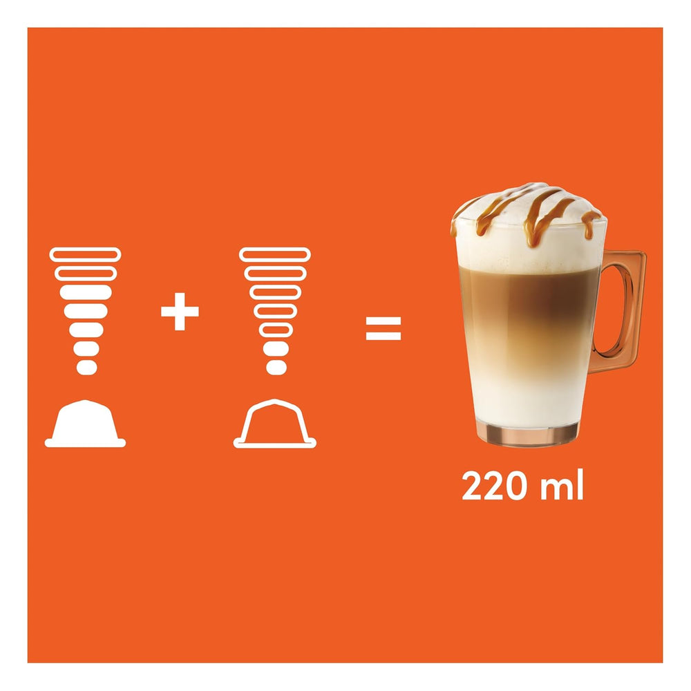 NESCAFÉ DOLCE GUSTO Latte Macchiato Caramel Kaffeekapseln 6er Pack (6 x 16 Kapseln)